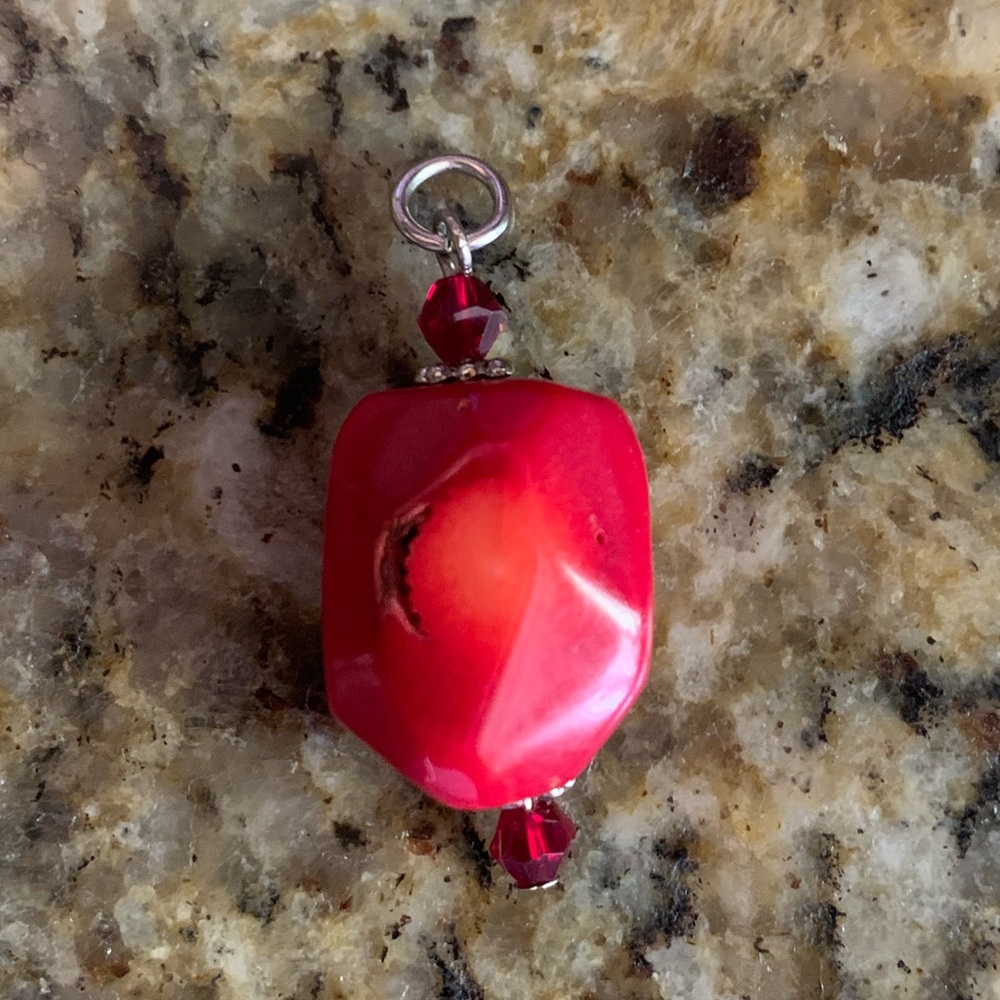 Red pendent